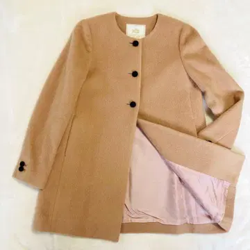 SLOBE IENA 노카라 코트 S~M 일본제 모헤어 혼방