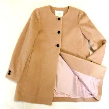 SLOBE IENA 노카라 코트 S~M 일본제 모헤어 혼방