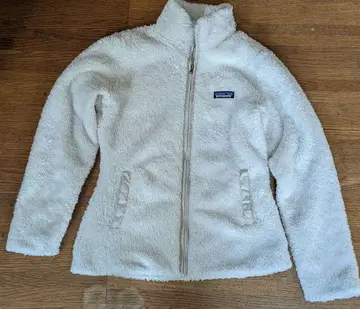 patagonia 플리스 자켓 크림색