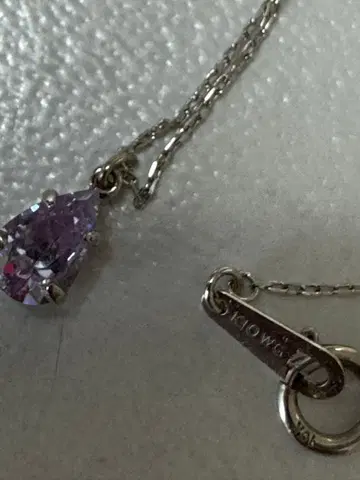 k10 페어쉐이프 스톤 목걸이