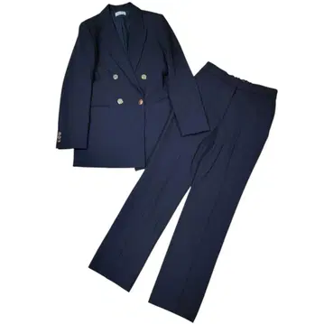 플라스테 PLST 더블 자켓 슬릿 백 팬츠 수트 세트 L