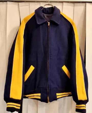 1950년대 LOGAN 바시티 자켓 리버서블 빈티지 스타디움 자켓