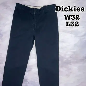 Dickies 워크 팬츠 블랙 노턱 W32 L32 USA 구제 의류