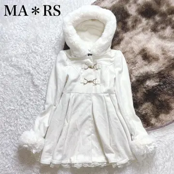 새상품급 MA*RS 통신 한정판 콜라보 보아 롱 코트 지뢰계 양산형