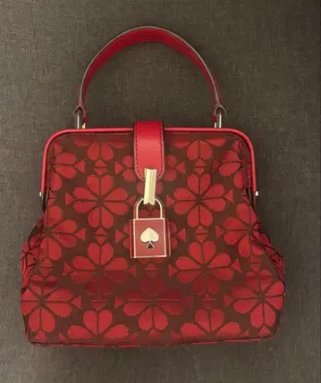 케이트 스페이드 핸드백 미니백 레메디 레드 자물쇠 락