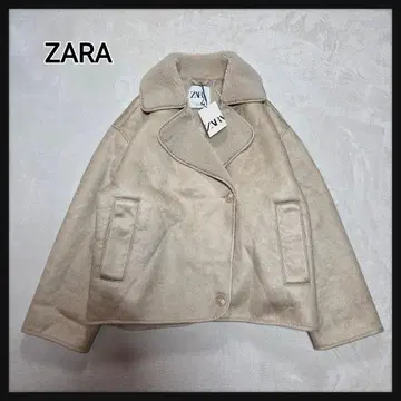 [택 포함 새상품] ZARA 페이크 무스탕 더블 페이스 자켓