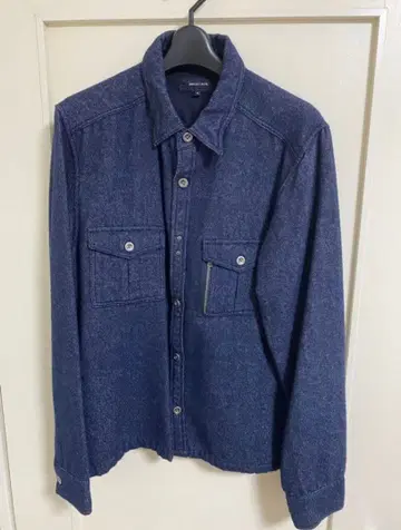 새상품급 SHIPS JET BLUE 쉽스 제트 블루 데님 셔츠 니트