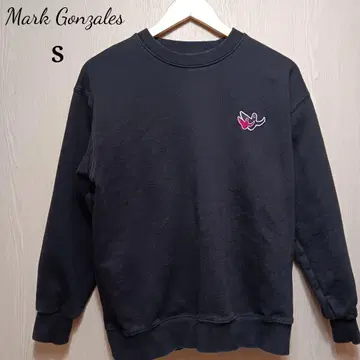 Mark Gonzales 맨투맨 트레이닝복 S 블랙 자수 로고