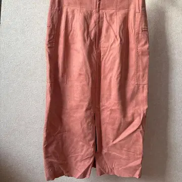 martinique 핑크 스웨이드풍 타이트 스커트