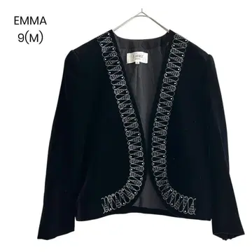 [ EMMA ] 벨로아 자수 비쥬 자켓 9호 M 포멀 a1139