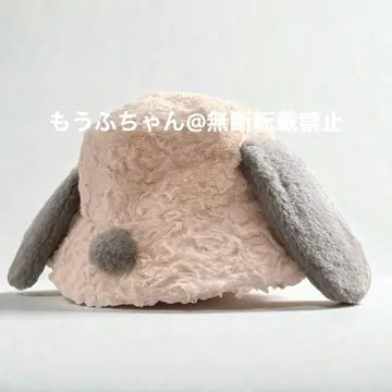 [1회 착용 새상품급] USJ 스누피 버킷햇 복슬복슬 모자