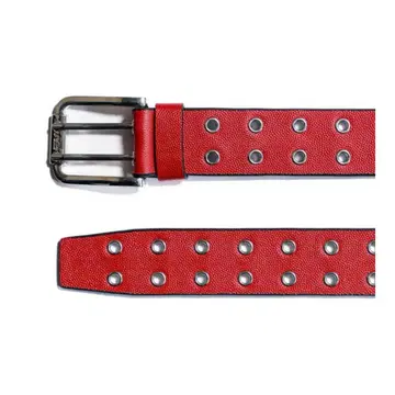 bevis 가죽 벨트 레드