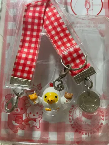 리락쿠마 키이로이토리 스트랩상 백참