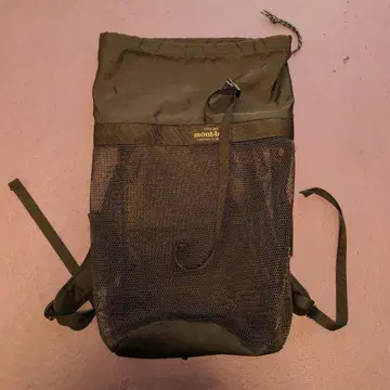 mont-bell 메쉬 기어 컨테이너 메쉬 백팩 20L
