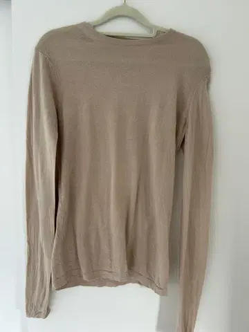 plage CU WO Fine 니트 베이지 프리 사이즈