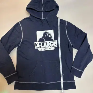 X-LARGE 고릴라 로고 후드티 네이비 X-LARGE