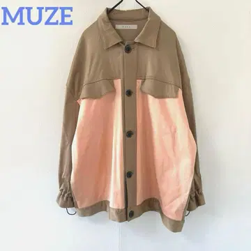 MUZE (뮤즈) 오버 사이즈 셔츠 두꺼운 원단