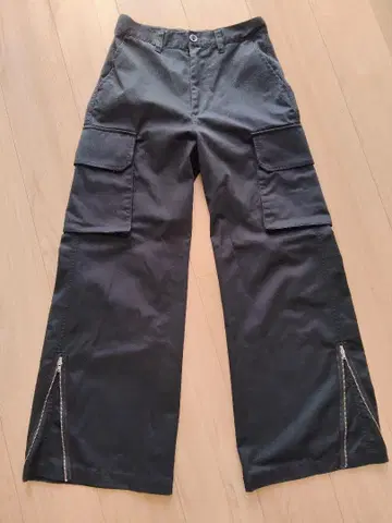 ADRER 카고 팬츠 블랙 라이트 그레이