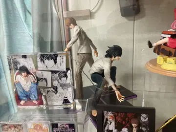 데스노트 L & 라이트 피규어 체인 포함