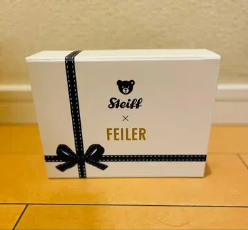FEILER 슈타이프 테디베어 손수건 세트 블루 계열 미사용 한정품