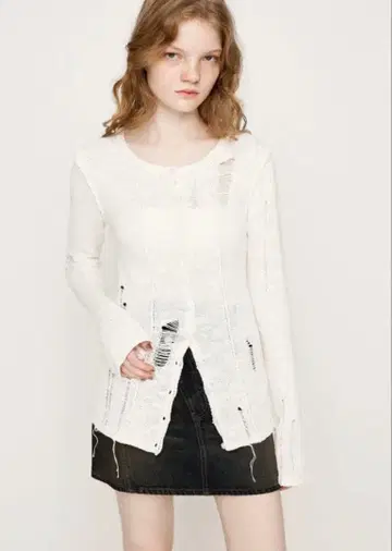 SLY FRONT BUTTON CRASH 가디건