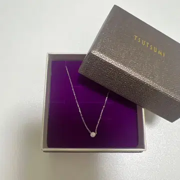 TSUTSUMI K10WG 다이아몬드 목걸이