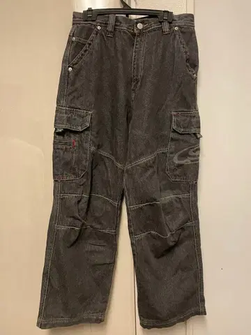piko 피코 카고 팬츠 y2k 그레이 데님 청바지