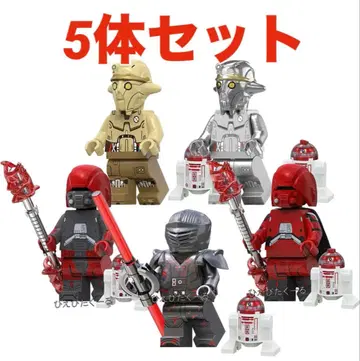 [레고 호환] 스타 워즈 드라마 아소카 캐릭터 5체 세트 미니 피규어