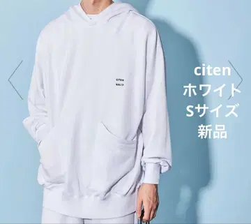 새상품 citen 후드 후드티 맨투맨 화이트 S