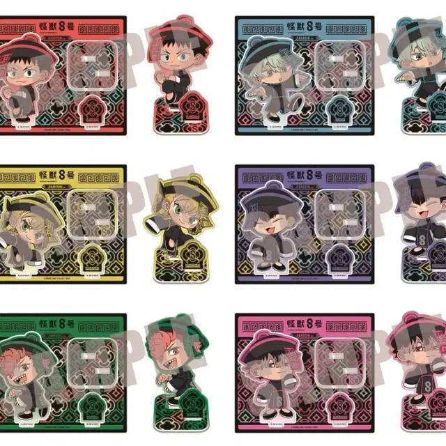 ㄱㄱ 괴수 8호 강시 아크릴 스탠드 나루미 겐 호시나 소우시로 레노