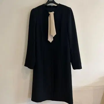 Rene 긴팔 보타이 원피스 36