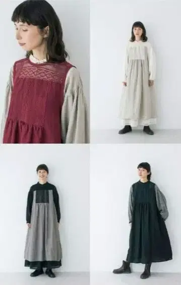 택 포함 새상품 사만사 모스모스 카즈미 콜라보 원피스 차콜