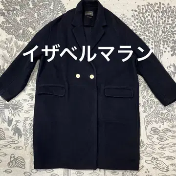 ISABEL MARANT 블랙 코트 폴란드제 울 캐시미어