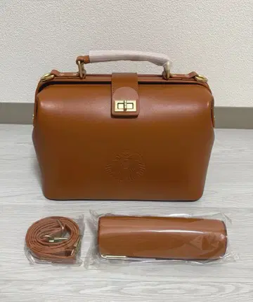 스타벅스 마이 커스터마이즈 저니 세트 2way 가죽 카페 백 외