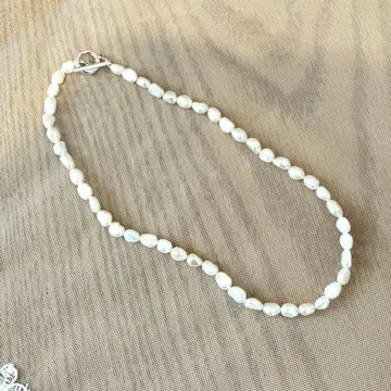 새상품 담수 펄 목걸이