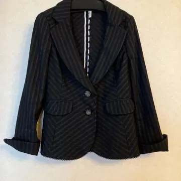 블랙 테일러드 자켓