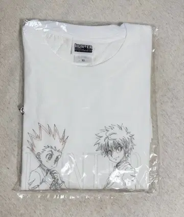 HUNTER x HUNTER 애니메이션 원화 T셔츠 곤 키루아 LL