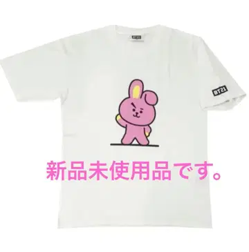 BT21 COOKY 티셔츠 빌리지 방가드 증정품 (앞머리 클립)