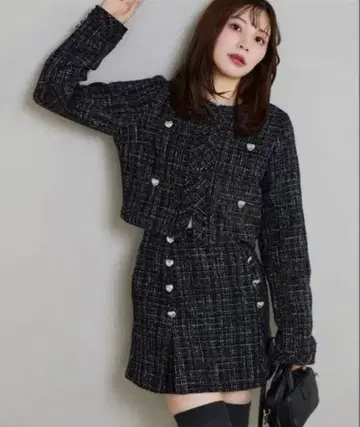 최종 가격 인하 NICE CLAUP 트위드 셋업