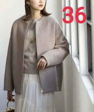 Noble 노블 MTR 칼라리스 지퍼 숏코트