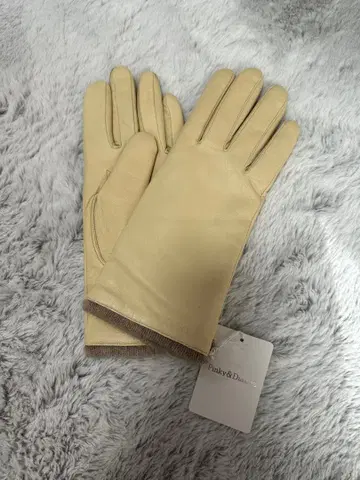 [ 미사용 택 포함 ] 핑키&다이앤 장갑 양가죽 캐시미어 울 20cm