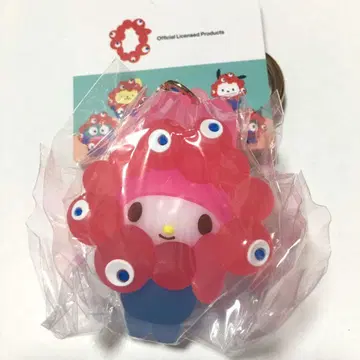 먀쿠먀쿠 산리오 클리어 입체 마스코트 키링 마이멜로디