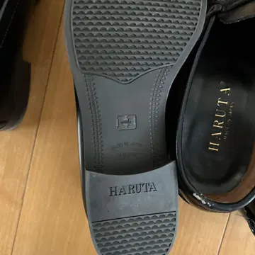 HARUTA 블랙 로퍼 OMC-304