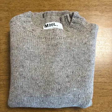MHL. 그레이 긴팔 스웨터