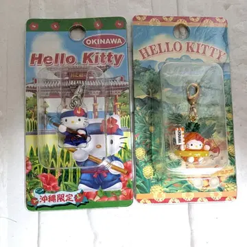 지역 한정 키티 오키나와 한정판 지퍼 홀더 레어 레트로