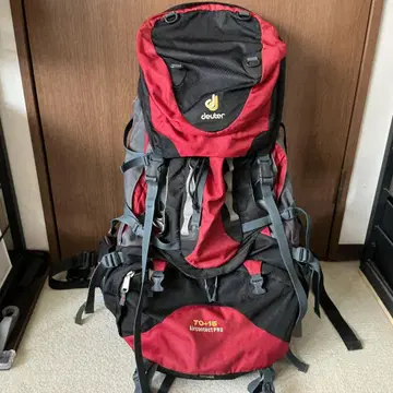 deuter Aircontact PRO 백팩 빨간색/블랙