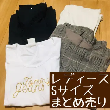 여성용 의류 상의 S 사이즈 묶음 판매 여러 가지 구제 의류 셔츠