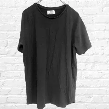 버쉬카 래글런 절개 반팔 티셔츠 도킹 빅 루즈 무지