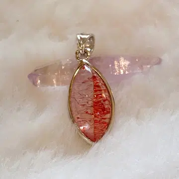 슈퍼 세븐 레드 슈퍼 세븐 실버 925 펜던트 탑 231