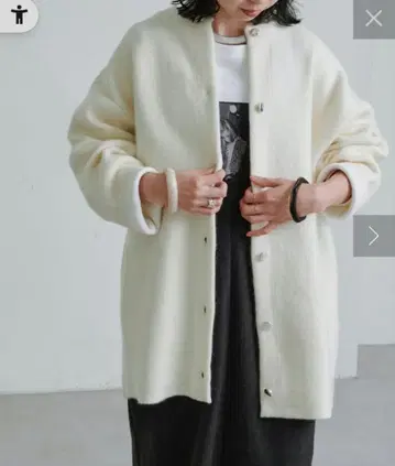 오메카시 더블 페이스 니트 코트